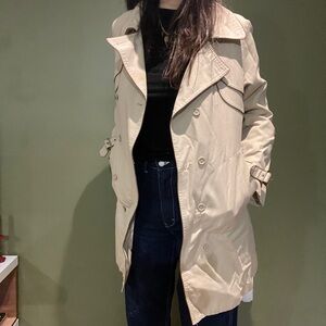 Classic Beige Women's Trench Coat